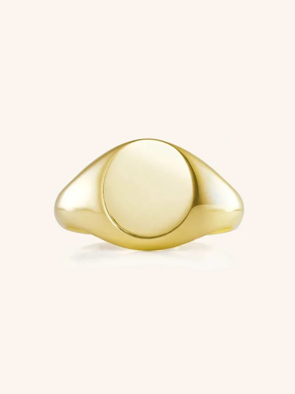 Classic Oval Signet Ring
