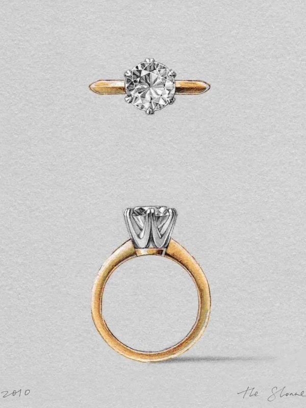 The Sloane Setting Yellow Gold