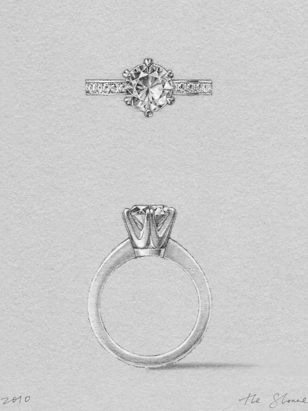 The Sloane Setting Bead Set Band