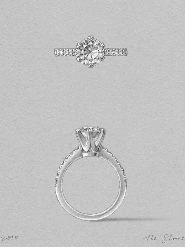 The Sloane Setting Scallop Band