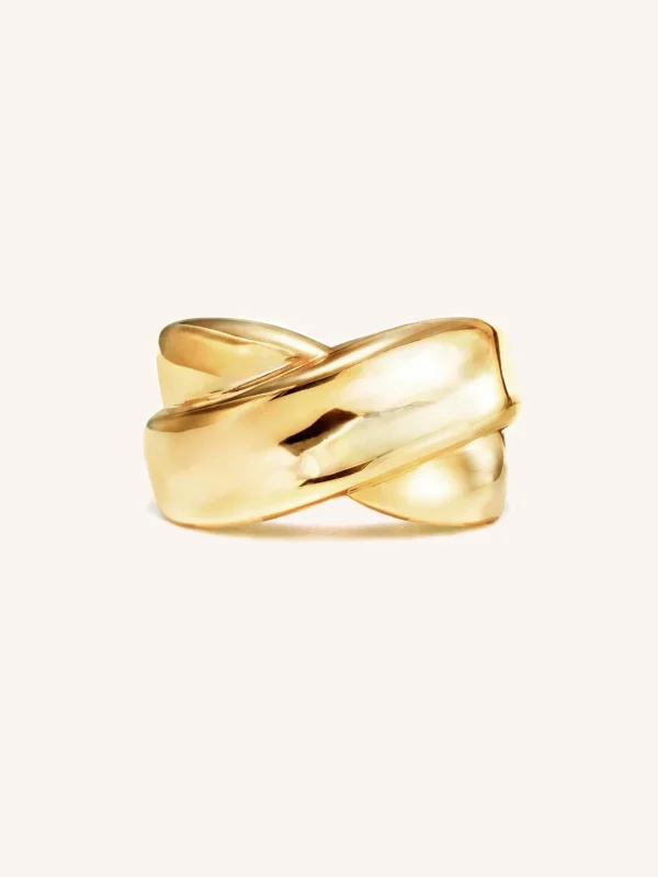Lovers Knot Ring Yellow Gold