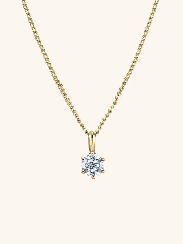 Sloane Diamond Pendant Yellow Gold